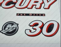 Mercury 30HP Four Stroke EFI 2006-2010 Set Outboard Decal Kit
